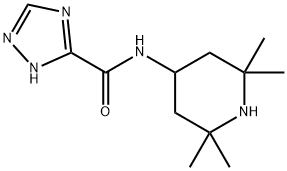 1H-1,2,4-Triazole-3-carboxamide,N-(2,2,6,6-tetramethyl-4-piperidinyl)-(9CI) 化学構造式