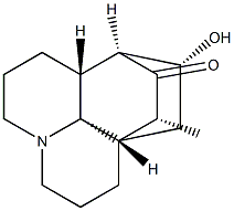 (15R)-5β-Hydroxy-15-methyllycopodan-8-one Structure