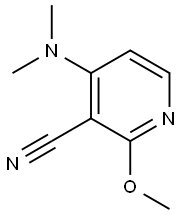 3-Pyridinecarbonitrile,4-(dimethylamino)-2-methoxy-(9CI),664347-35-7,结构式