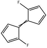 1,3-Cyclopentadiene,1-fluoro-5-(2-fluoro-2,4-cyclopentadien-1-ylidene)-(9CI) 结构式