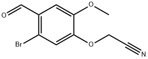 (5-bromo-4-formyl-2-methoxyphenoxy)acetonitrile,664984-40-1,结构式