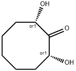 Cyclooctanone, 2,8-dihydroxy-, (2R,8S)-rel- (9CI) 结构式