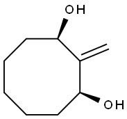 1,3-Cyclooctanediol, 2-methylene-, (1R,3S)-rel- (9CI) Structure