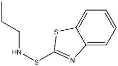 2-Benzothiazolesulfenamide,N-propyl-(9CI) 化学構造式