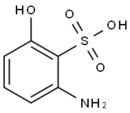 2-Amino-6-hydroxybenzenesulfonic acid Struktur