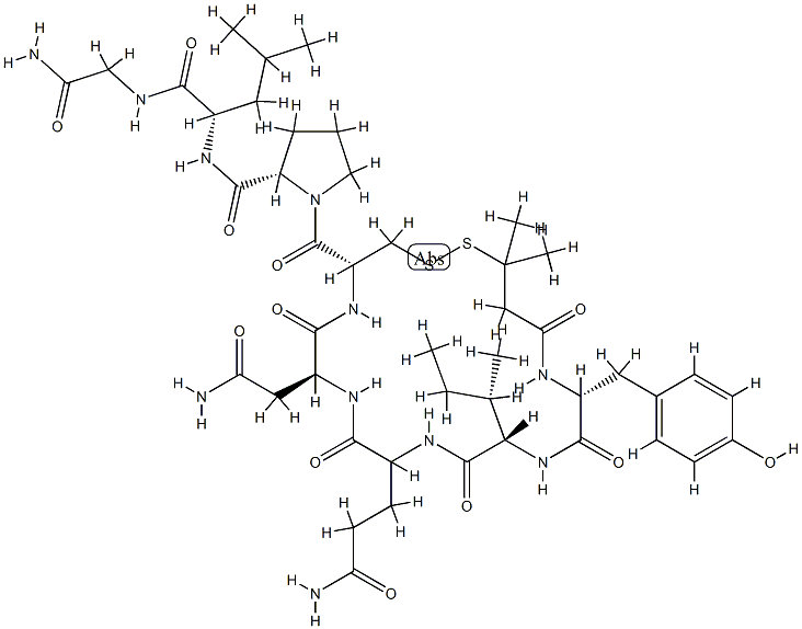 6663-74-7 oxytocin, 1-deaminopenicillamine-