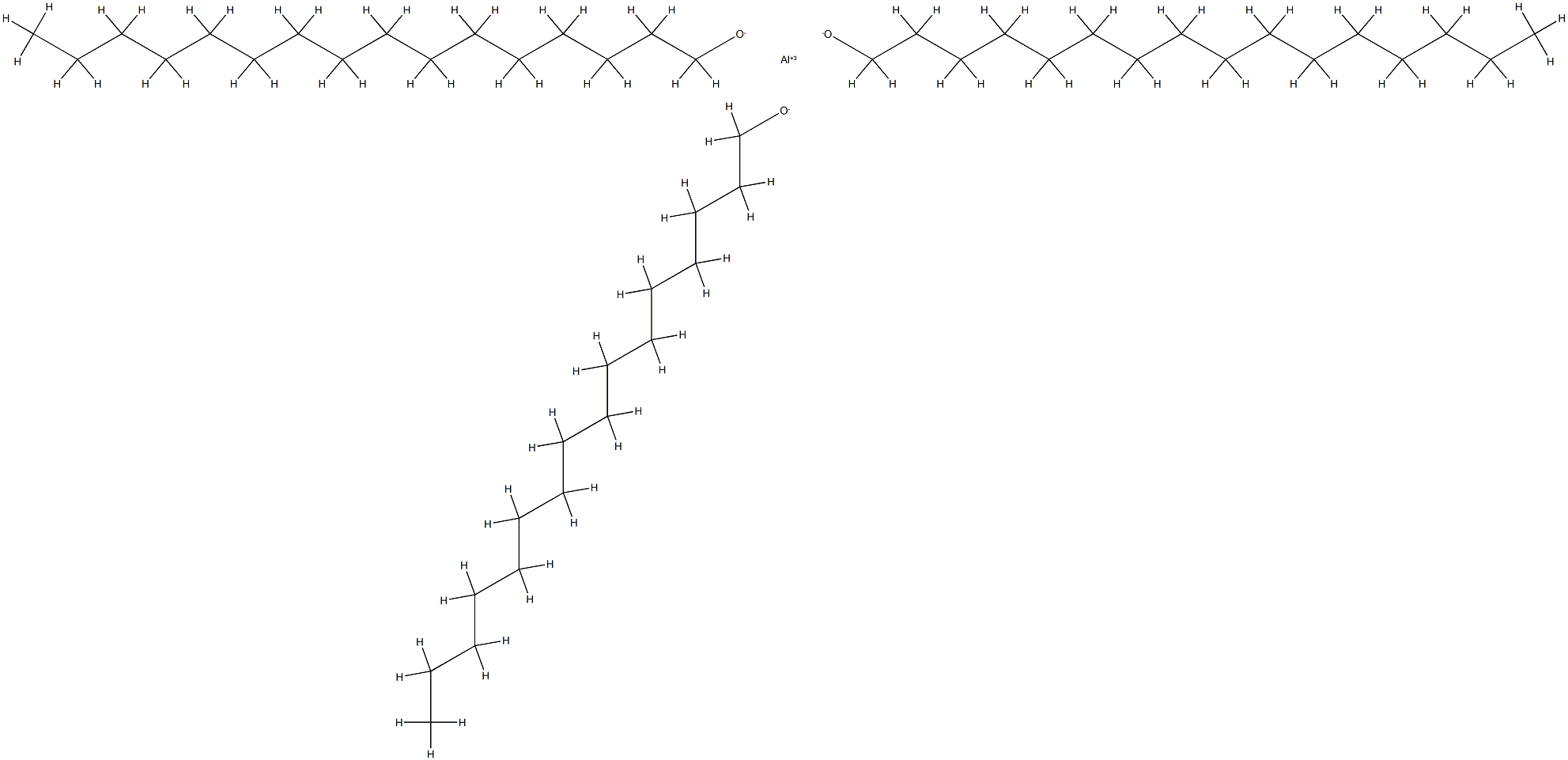 Aluminum n-hexadecoxide Structure