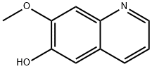 7-甲氧基喹啉-6-醇 结构式