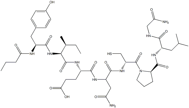 1-butyric-4-L-glutamic-1-carbaoxytocine Structure