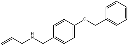 {[4-(benzyloxy)phenyl]methyl}(prop-2-en-1-yl)amine Structure