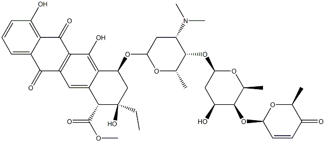 aclacinomycin Y Struktur