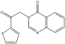 3-[2-oxo-2-(2-thienyl)ethyl]-4(3H)-quinazolinone,667910-17-0,结构式
