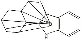 (3S)-1,3,4,4aβ,5,6aα,11,11b-Octahydro-11bβ,13,13-trimethyl-3α,6α:5β,11aβ-dimethano-2H-indolo[3,2-c]isoquinolin-2-one,66833-17-8,结构式