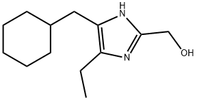 1H-Imidazole-2-methanol,4-(cyclohexylmethyl)-5-ethyl-(9CI) Struktur