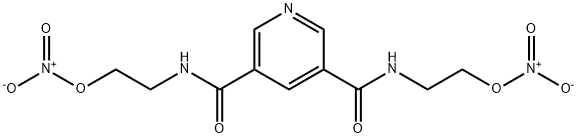 3,5-bis((2'-nitroxyethyl)aminocarbonyl)pyridine Struktur