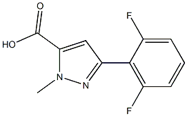 3-(2,6-difluorophenyl)-1-methyl-1H-pyrazole-5-carboxylic acid Structure