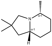 Indolizine, octahydro-2,2,5-trimethyl-, (5R,8aR)-rel- (9CI) 化学構造式