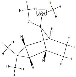 66929-95-1 (1α,2α,4α,5α)-8,8-Dimethoxy-3,3-dimethyltricyclo[3.2.1.02,4]octane