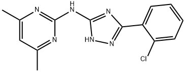 669719-89-5 N-[5-(2-chlorophenyl)-1H-1,2,4-triazol-3-yl]-N-(4,6-dimethyl-2-pyrimidinyl)amine