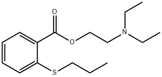 2-(Diethylamino)ethyl=o-(propylthio)benzoate,67031-77-0,结构式