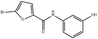 5-bromo-N-(3-hydroxyphenyl)furan-2-carboxamide,67103-69-9,结构式