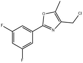 4-CHLOROMETHYL-2-(3,5-DIFLUORO-PHENYL)-5-METHYL-OXAZOLE|