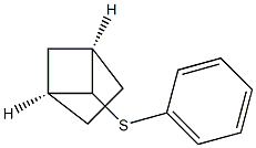 (1α,4α)-5β-(Phenylthio)bicyclo[2.1.1]hexane 结构式