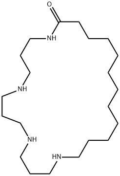 13,17,21-Triaza-24-aminotetracosanoic acid lactam Struktur