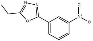 1,3,4-Oxadiazole,2-ethyl-5-(3-nitrophenyl)-(9CI) 化学構造式