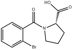 1-(2-bromobenzoyl)pyrrolidine-2-carboxylic acid|