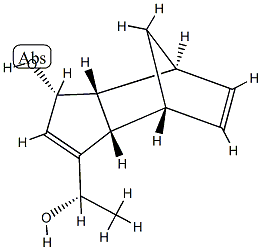4,7-Methano-1H-indene-3-methanol,3a,4,7,7a-tetrahydro-1-hydroxy--alpha--methyl-,(-alpha-S,1R,3aS,4R,7S,7aR)-(9CI) Structure