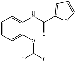 2-Furancarboxamide,N-[2-(difluoromethoxy)phenyl]-(9CI) Structure