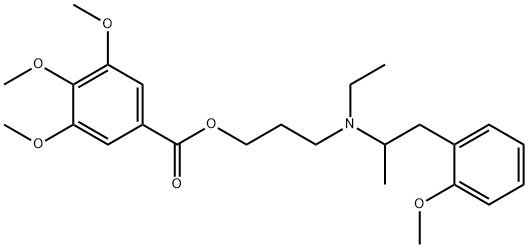 67293-47-4 3,4,5-Trimethoxybenzoic acid 3-[ethyl(2-methoxy-α-methylphenethyl)amino]propyl ester