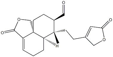 (6aR,10aR)-7β-[2-(2,5-Dihydro-5-oxofuran-3-yl)ethyl]-3,5,6,6aβ,7,8,9,10-octahydro-7-methyl-3-oxonaphtho[1,8a-c]furan-8α-carbaldehyde,67362-64-5,结构式