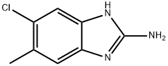 1H-Benzimidazol-2-amine,5-chloro-6-methyl-(9CI),67468-95-5,结构式