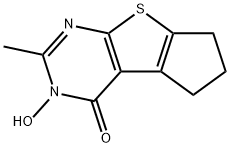 4H-Cyclopenta[4,5]thieno[2,3-d]pyrimidin-4-one,3,5,6,7-tetrahydro-3-hydroxy-2-methyl-(9CI)|