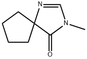 1,3-Diazaspiro[4.4]non-1-en-4-one,3-methyl-(9CI) 化学構造式