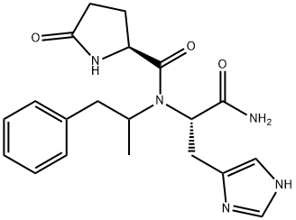 amphetamine, pGlu-His-,67543-14-0,结构式