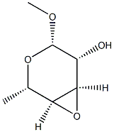 beta-L-Altropyranoside, methyl 3,4-anhydro-6-deoxy- (9CI),676127-54-1,结构式