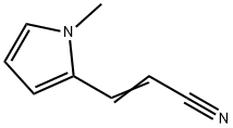 2-Propenenitrile,3-(1-methyl-1H-pyrrol-2-yl)-(9CI) 结构式