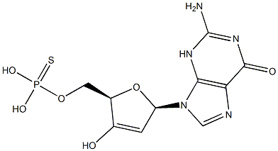 guanosine-3',5'-cyclic phosphorothioate,67736-26-9,结构式