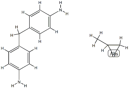 4-[(4-aminophenyl)methyl]aniline, 2-methyloxirane,67786-32-7,结构式