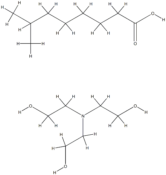 isononanoic acid, compound with 2,2',2''-nitrilotriethanol (1:1),67801-51-8,结构式