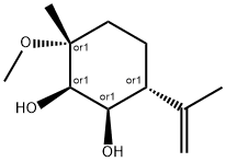 1,2-Cyclohexanediol,3-methoxy-3-methyl-6-(1-methylethenyl)-,(1R,2R,3R,6R)-rel-(9CI) Structure