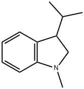 1H-Indole,2,3-dihydro-1-methyl-3-(1-methylethyl)-(9CI) Struktur