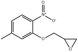 2-[(5-methyl-2-nitrophenoxy)methyl]oxirane Structure