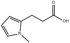 3-(1-methyl-1H-pyrrol-2-yl)propanoic acid 化学構造式