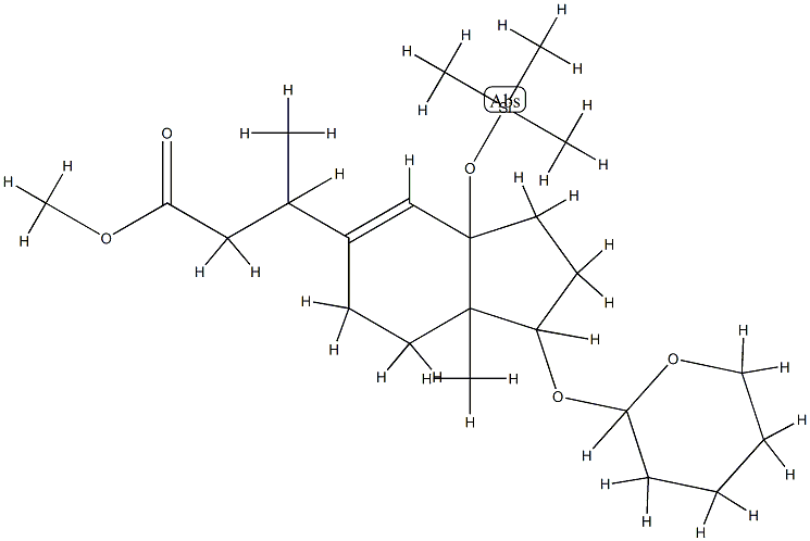 67884-43-9 2,3,3a,6,7,7a-Hexahydro-β,7a-dimethyl-1-[(tetrahydro-2H-pyran-2-yl)oxy]-3a-[(trimethylsilyl)oxy]-1H-indene-5-propanoic acid methyl ester