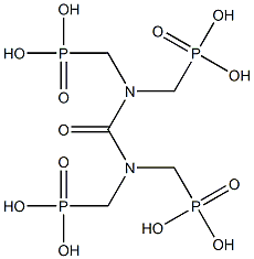 [carbonylbis[nitrilobis(methylene)]]tetrakisphosphonic acid 结构式