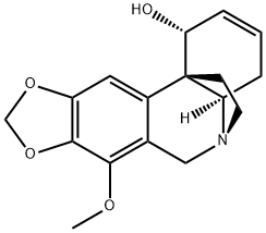 2,3-Didehydro-7-methoxycrinan-1α-ol 结构式